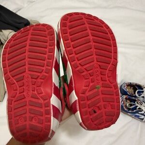 Crocs Kids' Red and White Clogs